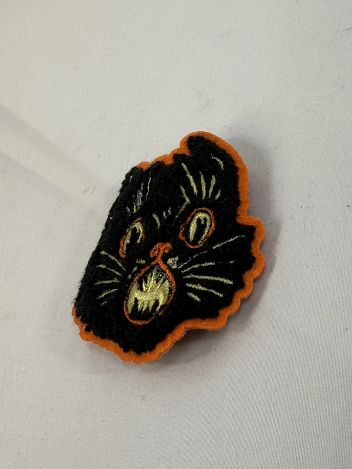 Creepy Co. Embroidered Patch BEISTLE HALLOWEEN RARE Black Cat - Image 3 of 4