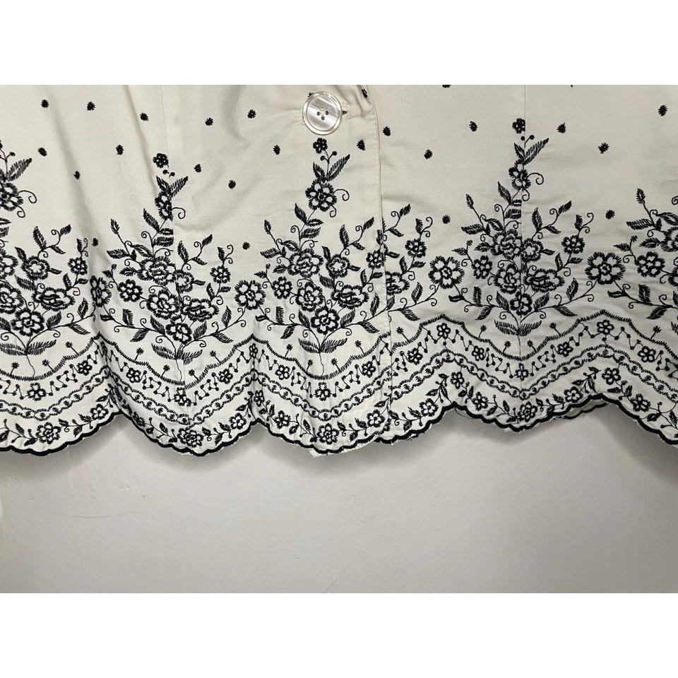 Vintage Oscar De La Renta Embroidered Jacket Size 14- NWT - Image 4 of 4