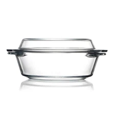 Small Glass Casserole Dish With Glass Lid Round Glass Microwave Safe Bowls wi