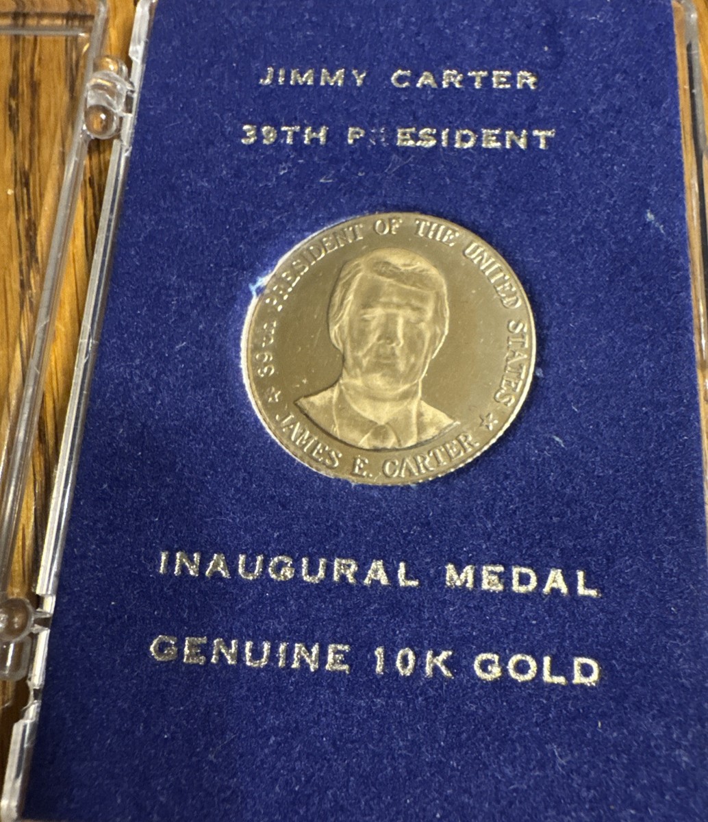 10K Gold 1977 President Jimmy Carter 39TH Inaugural Limited MINT