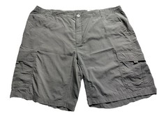 Columbia Sportswear Titanium Outdoors Cargo Shorts Mens Sz XXL Omni-Dry