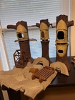 vintage kenner star wars ROTJ ewok village
