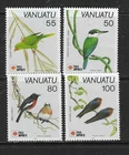 Vanuatu 1991  BIRDS/PhilaNippon set of 4  MINT NH
