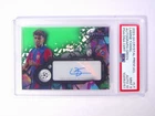 2023-24 Topps Crystal UEFA Lamine Yamal RC Rookie Auto Green /75 PSA 9/10