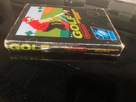 Golf (Nintendo Entertainment System, 1985 box and game