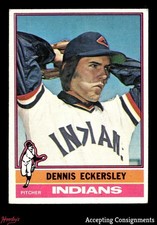 1976 Topps #98 Dennis Eckersley Rookie RC VG/EX - EX INDIANS