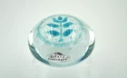 Vintage Blenko Glass Paperweight - 82F - Dutch Flower