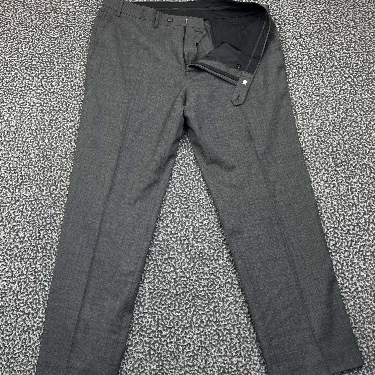 Lauren Ralph Lauren Dress Pants Men 38x30 Gray Straight Pocket Outdoor Wool