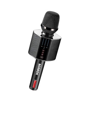 BONAOK Karaoke Microphone, Portable Wireless Bluetooth Karaoke Mic