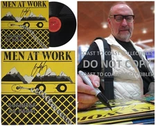 Colin Hay Signed Men At Work Business as Usual Album COA Proof Autographed Vinyl
