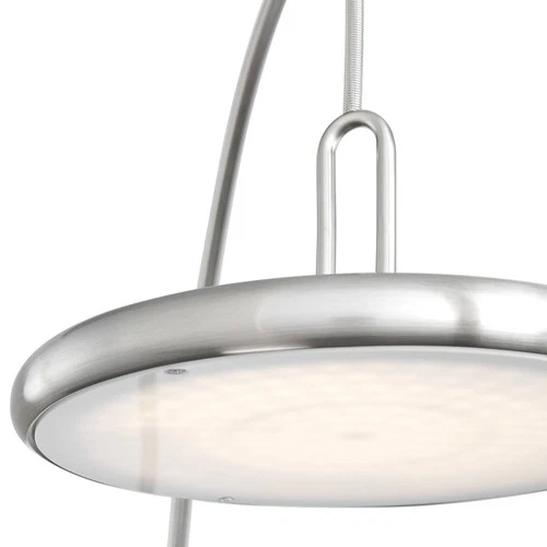 Lite Source Sailee 84 1/4" High Brushed Nickel LED Arc Floor Lamp - Picture 3 of 3