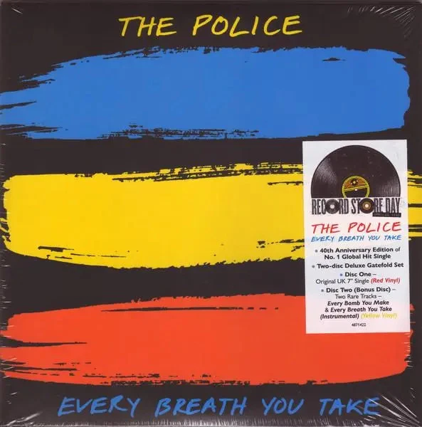 The Police Every Breath You Take RED & YELLOW VINYL Vinyl Single 7inch - Bild 1 von 1