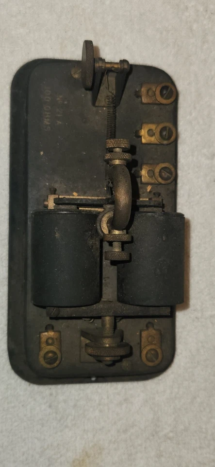 Antique/Vintage Telegraph Sounder Western Electric No. 21A 100 OHMS. Beautiful! - Image 2 of 4