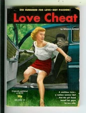 LOVE CHEAT by Arthur, Uni Book #18 sleaze gga noir digest vintage pb