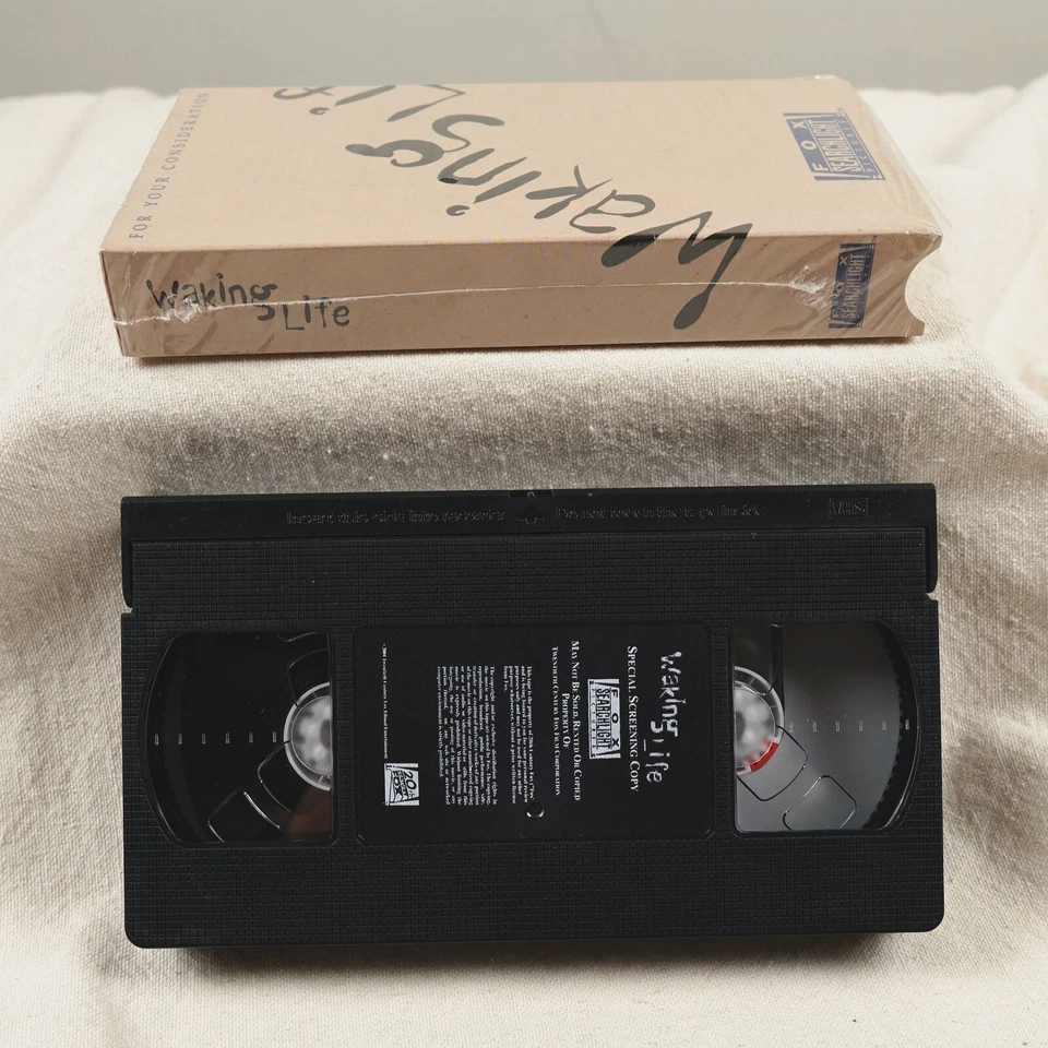 Waking Life VHS 2001 Promo Screener Widescreen FYC Richard Linklater Video Tape - Image 3 of 4