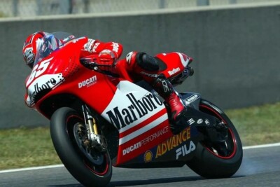 Ducati MotoGP 03 Loris Capirossi: Metal Print-Gallery Canvas- FujiFilm Poster