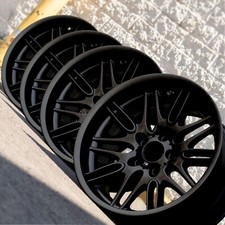 Bmw 540i M5 E39 18 Rim Oem 4x Rear 9.5 X 18 Square Style 65 1996-2004 Wheel Set
