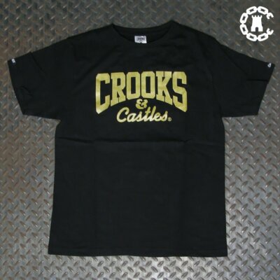 Crooks & Castles OG Gold Logo Tee S