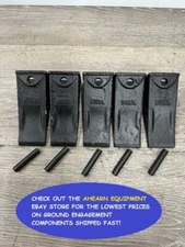 5 Pack X156L Long Teeth with Roll Pins FREE SHIPPING for Digging Buckets