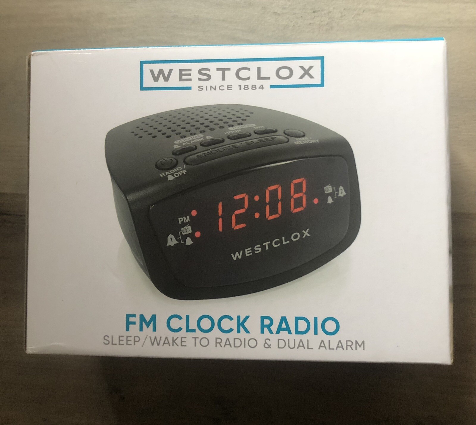 Radio Red Led Display (black)