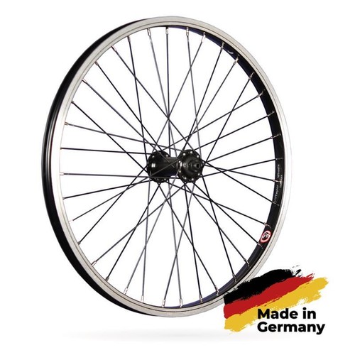 Laufrad 20 Zoll Vorderrad Fahrrad Aluminium Felge Shimano Nabe HB-TX500 schwarz - Bild 8 von 9