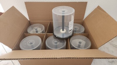 6x 100er Cakebox leer   Leerspindel für 100 CD / Discs