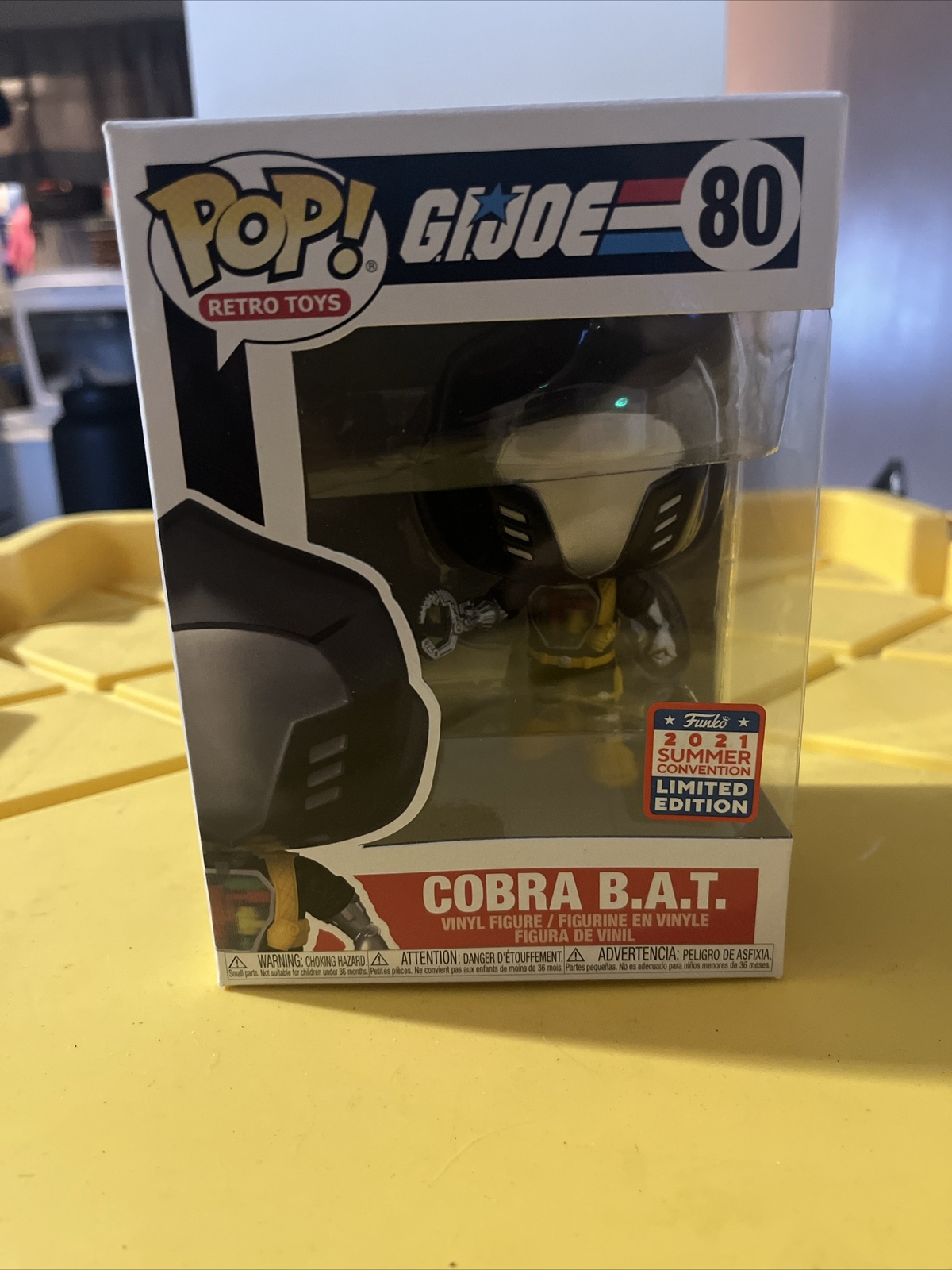 Funko Pop 80 Cobra B.a.t. Gi Joe Retro Toys 2021 Exclusivo De La Convención De Verano