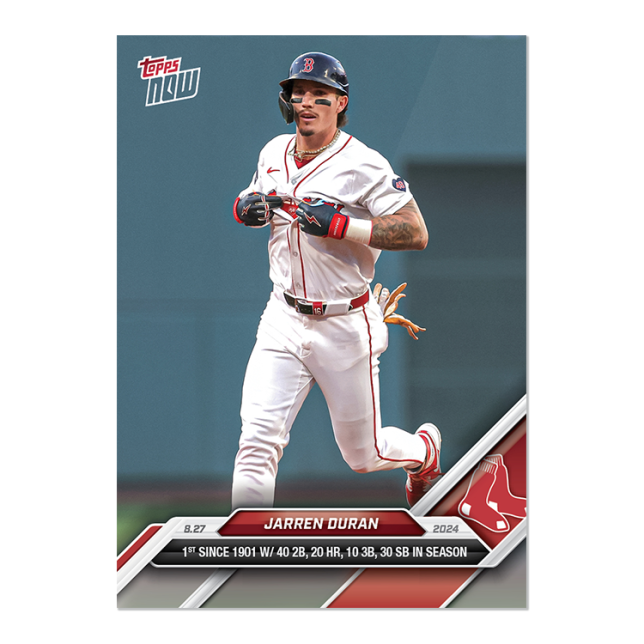 topps now auto ジャラン・デュラン　直筆サインカード topps now auto ジャラン・デュラン 直筆サインカード Jarren