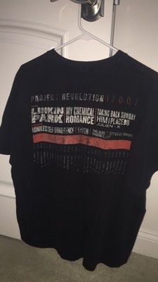 2007 Linkin Park Projekt Revolution Concert Tour M T Shirt Ebay 2007 linkin park projekt revolution concert tour m t shirt ebay