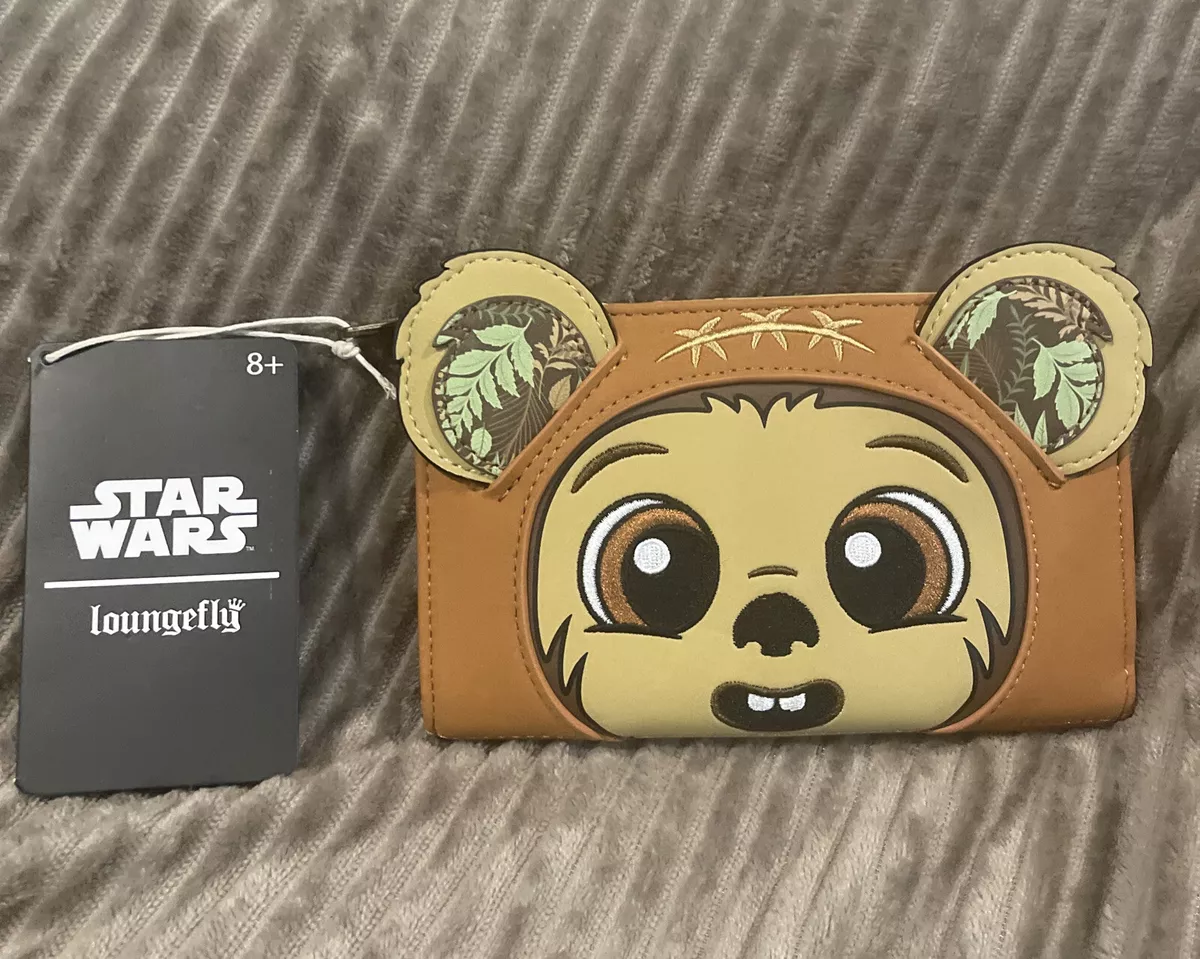 Loungefly Star Wars Wicket Ewok Cosplay Flap Loungefly Wallet NWT