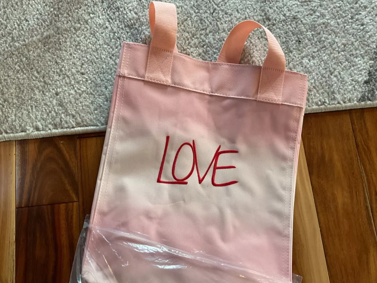 Thirty One 31 Essential Storage Tote PINK OMBR with Love