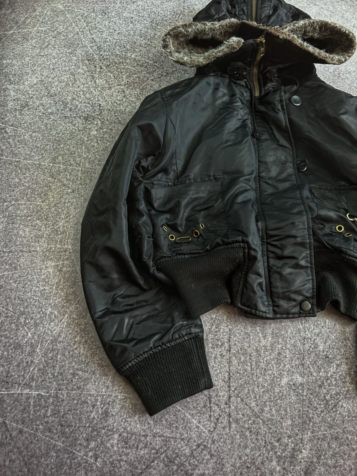 Felpa vintage streetwear Balenciaga Kapital stile giapponese zip cappuccio anni 90 Y2K