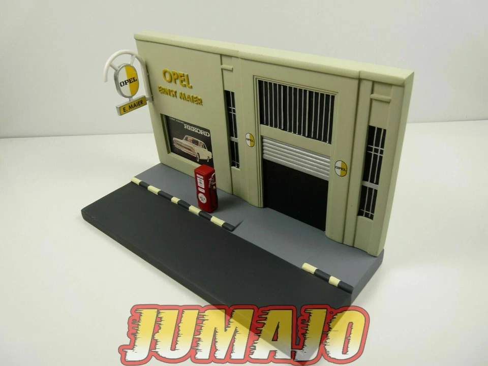 DIO5 Diorama 1/43 Eaglemoss GARAGE OPEL Résine 15 cm sur 11 cm de haut - Photo 2/4
