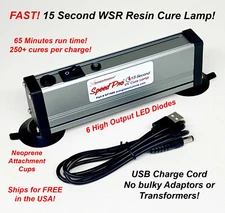 SpeedPro 15 Second UV Resin Cure Lamp Ultraviolet Black Light Windshield Repair