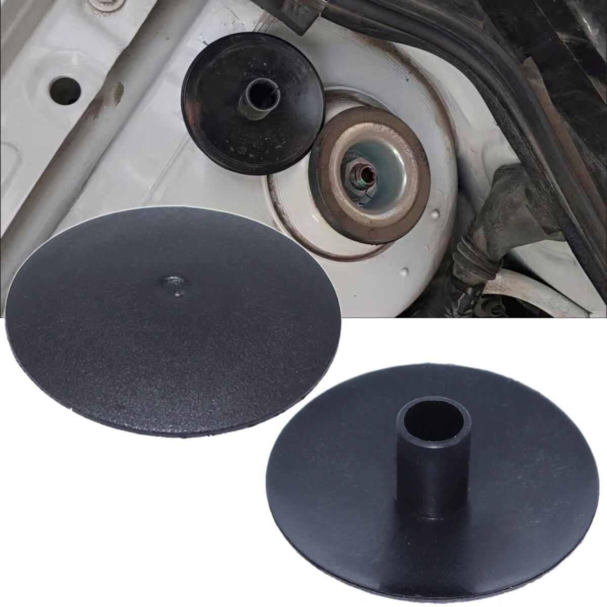 2PCS For VW Jetta Front Suspension Strut Cap Mount Cover 1J0412359