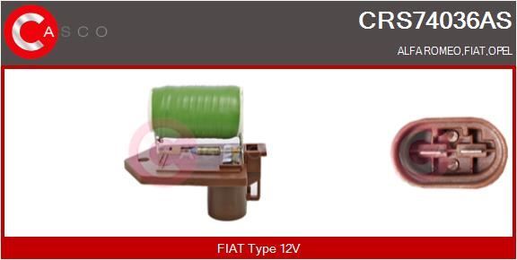 Résistance de ventilateur Fiat Grande Punto 1.2 thermique renforcée contre surchauffe