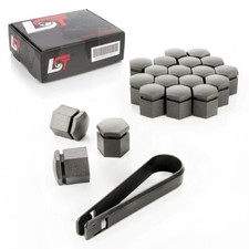 20x Radschraubenkappen Abdeckkappen Radmuttern Set 17 mm grau für SEAT 20x Radschraubenkappen Abdeckkappen Radmuttern Set 17 mm grau für SEAT