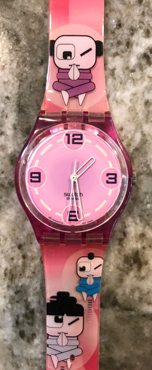 Swatch - Zen Wink - GP127 - 2004 - Gent - New - Pink | eBay