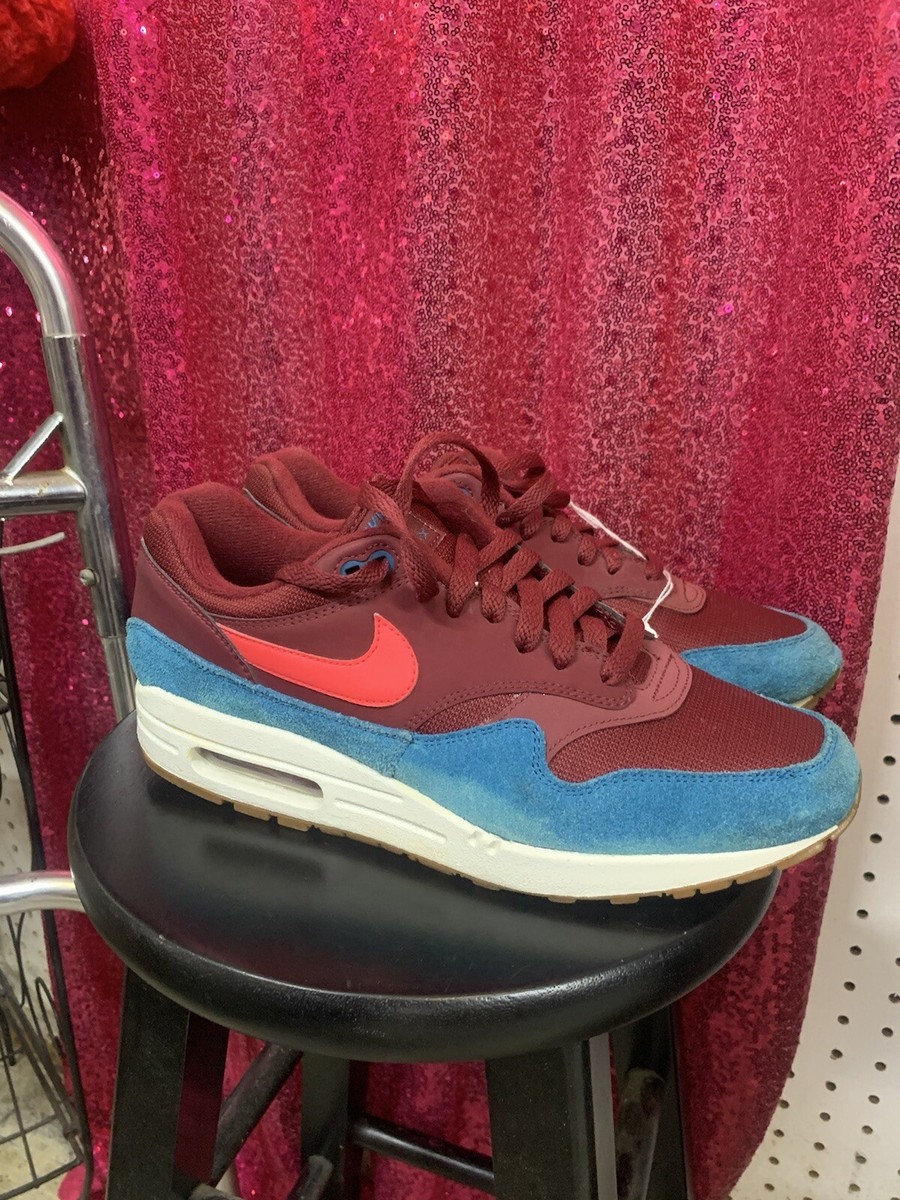 air max 1 team red green abyss