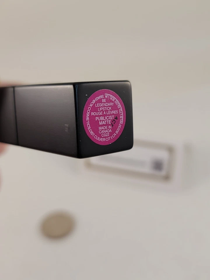 Smashbox Be Legendary Lipstick PUBLICIST .10 oz Full Size Discontinued BNIB RARE - Image 4 of 4