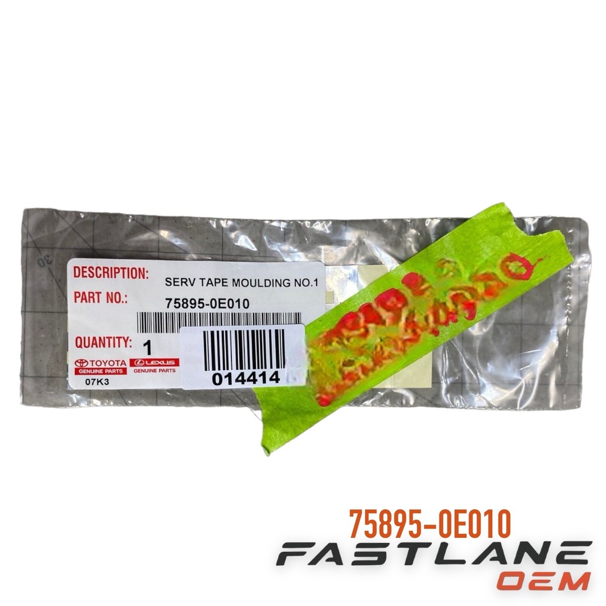 ブラインドスポッティング('18米) Toyota 758950E010 Genuine OEM Side Retainer Tape for sale