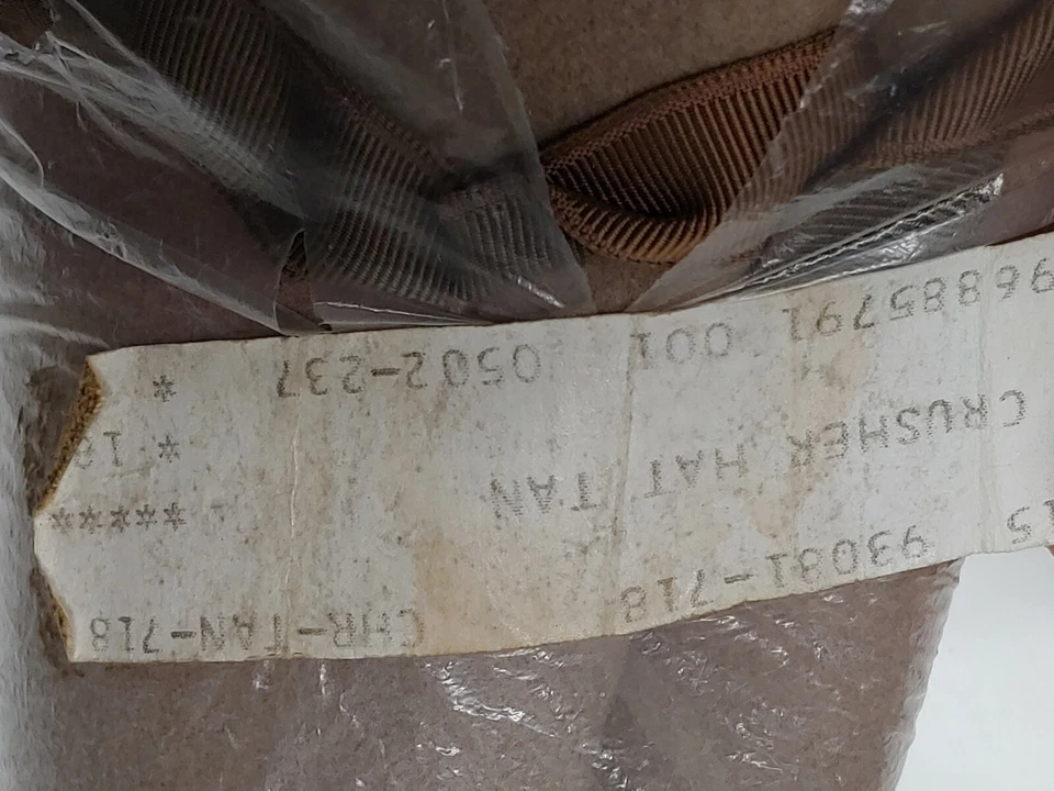 复古女式 Cabela's 羊毛帽子(美国制造)Sidney Nebraska 7 1/8  — 第 4/4 张图片