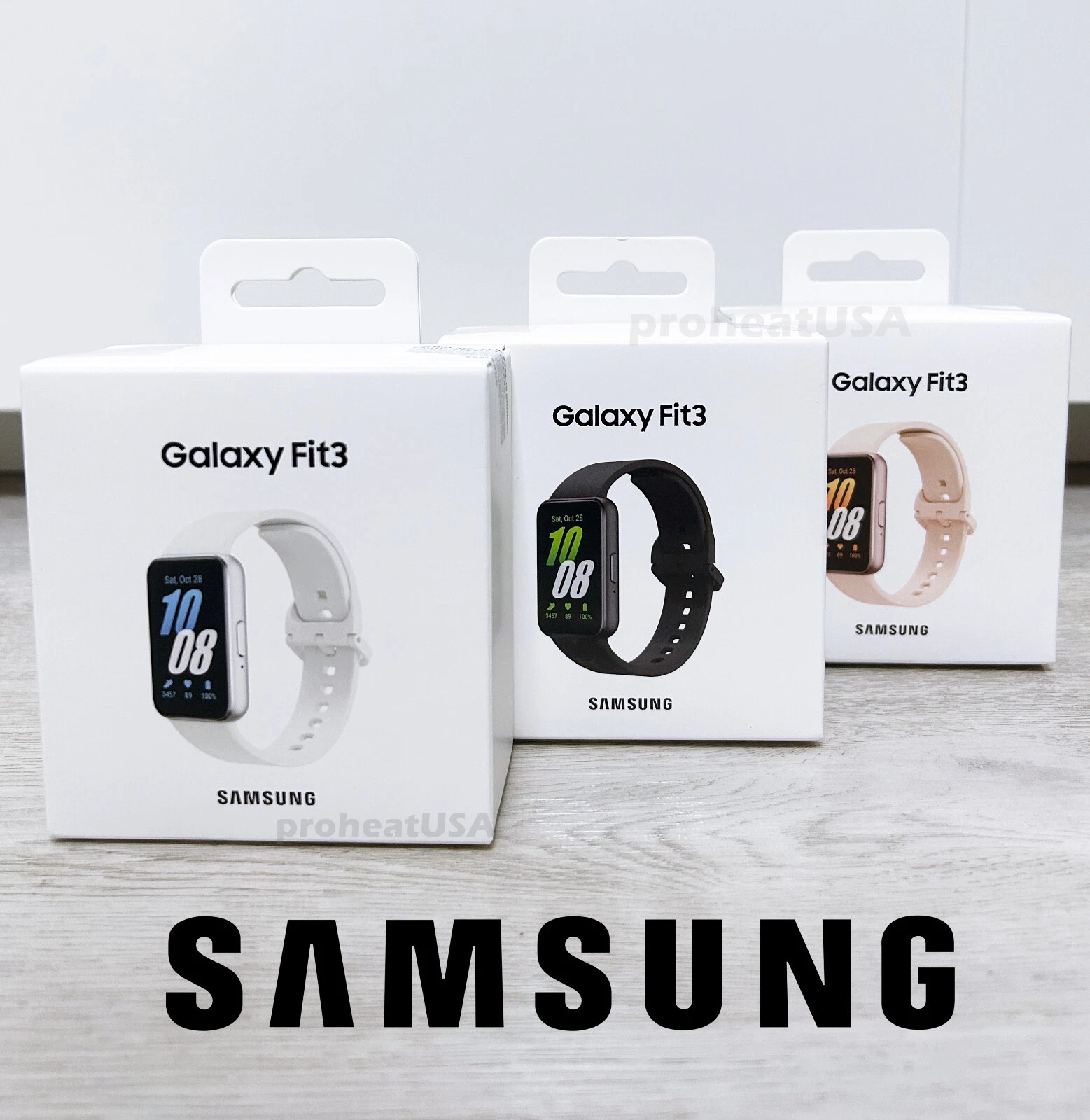 Samsung Galaxy Fit3 SM-R390 Fitness Tracker - 101 Workouts modes - AMOLED Screen
Opens in a new wind