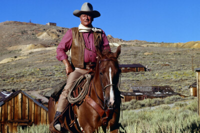 Chisum John Wayne Iconic Pose On Horseback By Western Town Legend 24X18 Poster