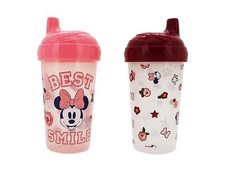 BABY SIPPER CUPS 2 PACK - GIRLS - BEST SMILE - DISNEY MINNIE MOUSE - POP-UP
