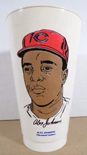 Alex Johnson Indians MLB 7-11 1970s Vintage Cup 102424DMT4