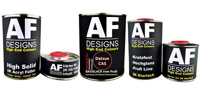 FÜR Datsun CAS Dark Brown Perl Autolack Grundierung Klarlack 3,7L Set