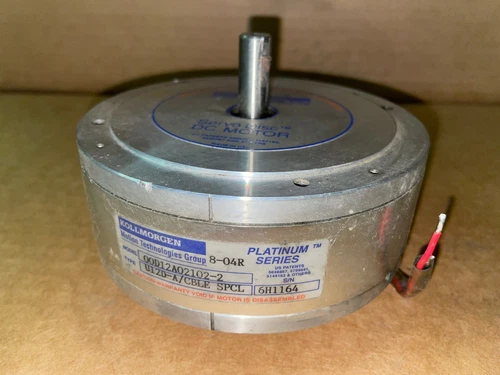 Kollmorgen - Servo Disc DC Motor - Model #00D12A02102-2 Type #U12D-A Cable spec