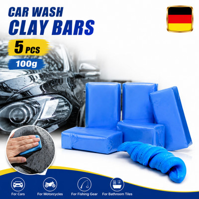 Reinigungsknete 5-tlg,Auto Car Clay Bar Magic Clay Reiniger Knete Autoreinigung