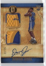 2016-17 Gold Standard Rookie Jersey Double Prime AU 11/25 Damian Jones Auto 13c7